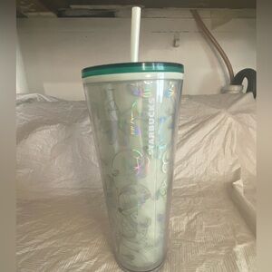 Starbucks 2022 Holiday Mint Winter Woodland Lace Tumbler